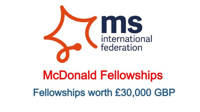 MS International Federation McDonald Fellowships Program