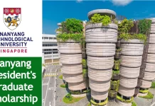 Nanyang President’s Graduate Scholarship at Nanyang Technological University Singapore Nanyang President's Graduate Scholarship