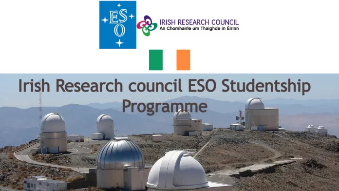 Irish Research council ESO Studentship Programme
